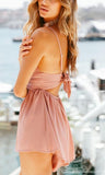 Soleil Bow Chiffon Dress