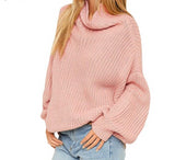 Turtle Neck Women Winter Knitted Sweaters