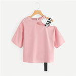 Soleil Pink Sexy Blouse